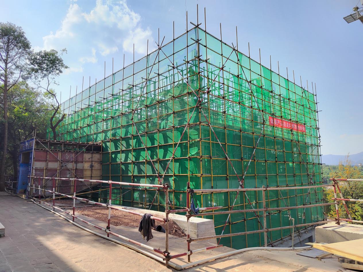 云南佛學院師生宿舍樓、食堂樓建設項目4月進度